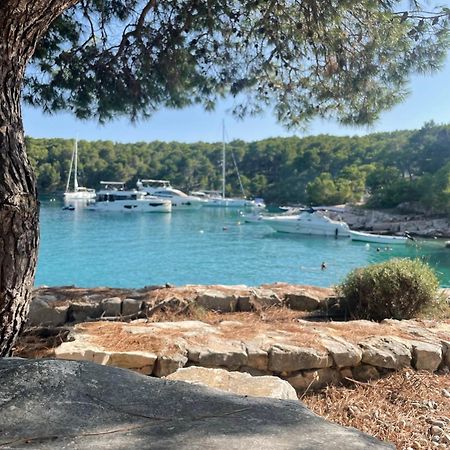 Luxury Villa Kate - In Lucice Bay With Turquoise Sea, Amazing Seaviews, And Heated Pool Milna  Εξωτερικό φωτογραφία